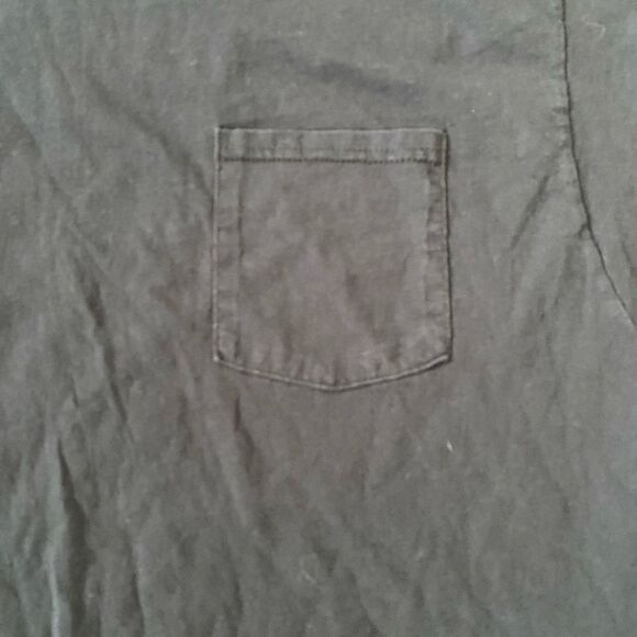 Fruit of the loom men 2XL 100% cotton 8 bundle short sleeve pocket tees black - Picture 3 of 10